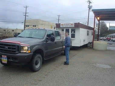 Transporting Fire Safety Trailer